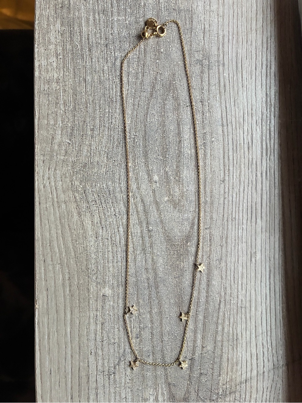 Gorjana Gold Star Station Necklace